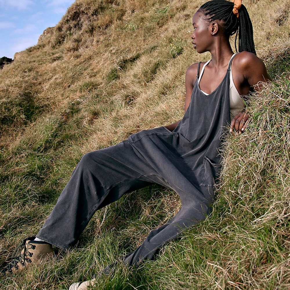 Free people Hotshot Onsie (washed black)